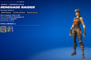 Na zeven jaar is de Renegade Raider terug in de Fortnite Item Shop